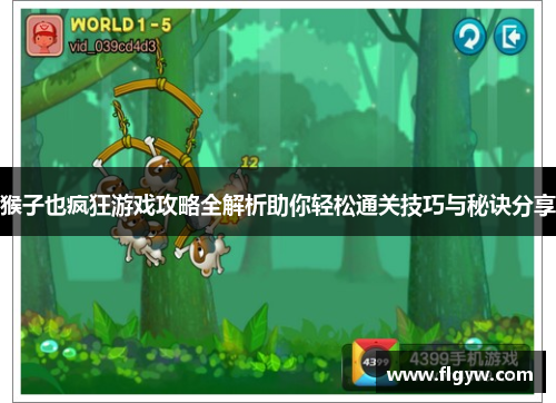 猴子也疯狂游戏攻略全解析助你轻松通关技巧与秘诀分享